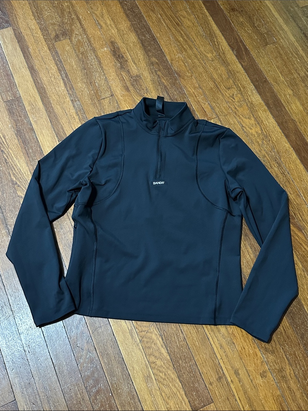 Bandit Running Brushed Stamina Quarter Zip Pullover, XL